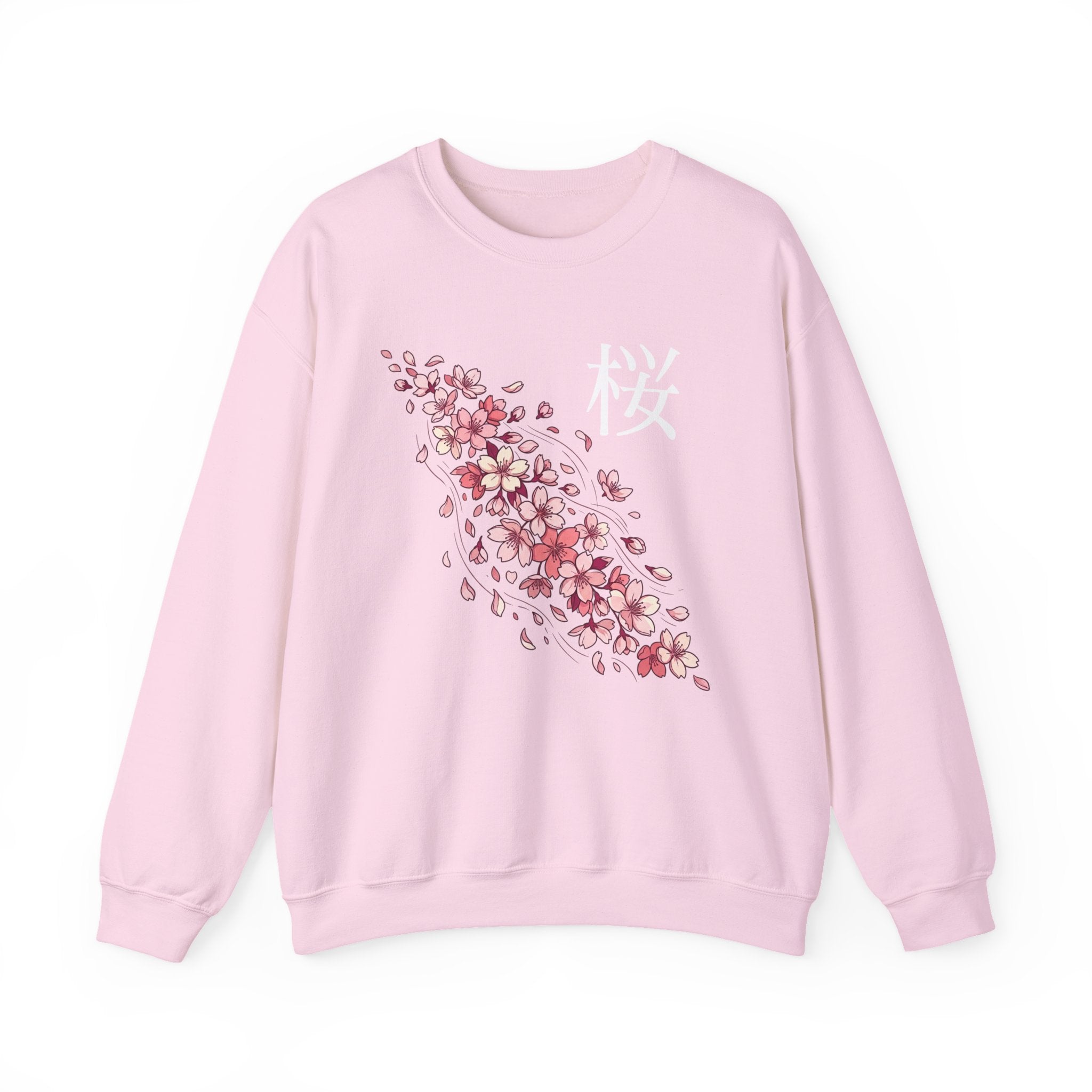 Sakura Cherry Blossom Crewneck Sweatshirt | Japanese Streetwear | Kiku