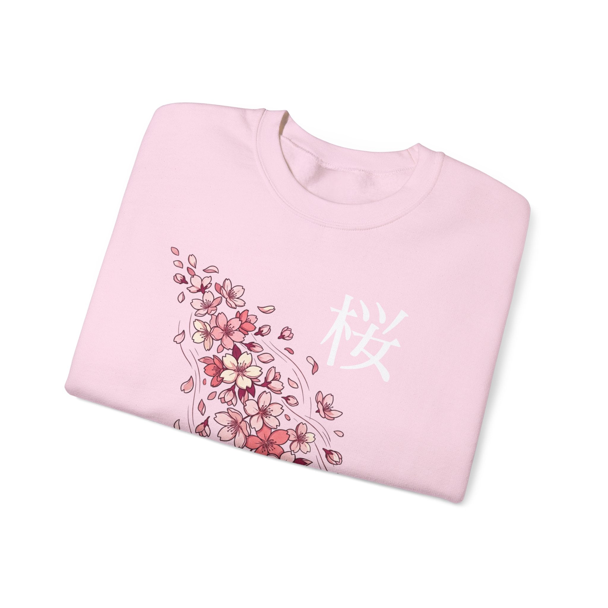 Sakura Cherry Blossom Crewneck Sweatshirt | Japanese Streetwear | Kiku